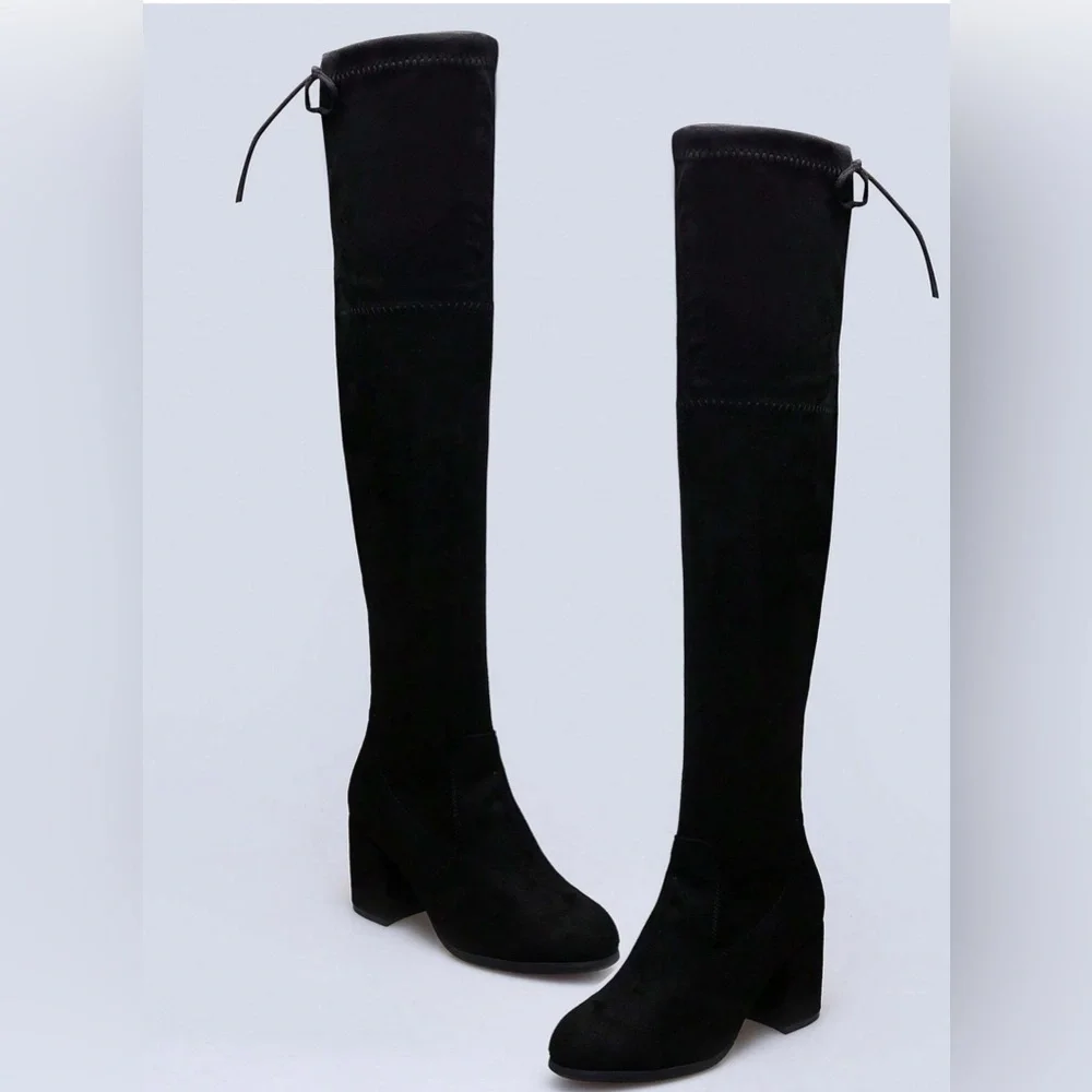 ✨NEW in box Elegant Black Over-the-Knee Boots